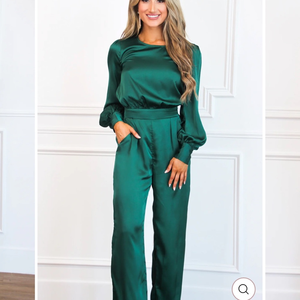 Satin jumpsuit
